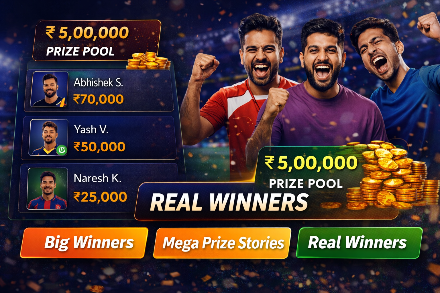 Crown 11 winners celebration artwork