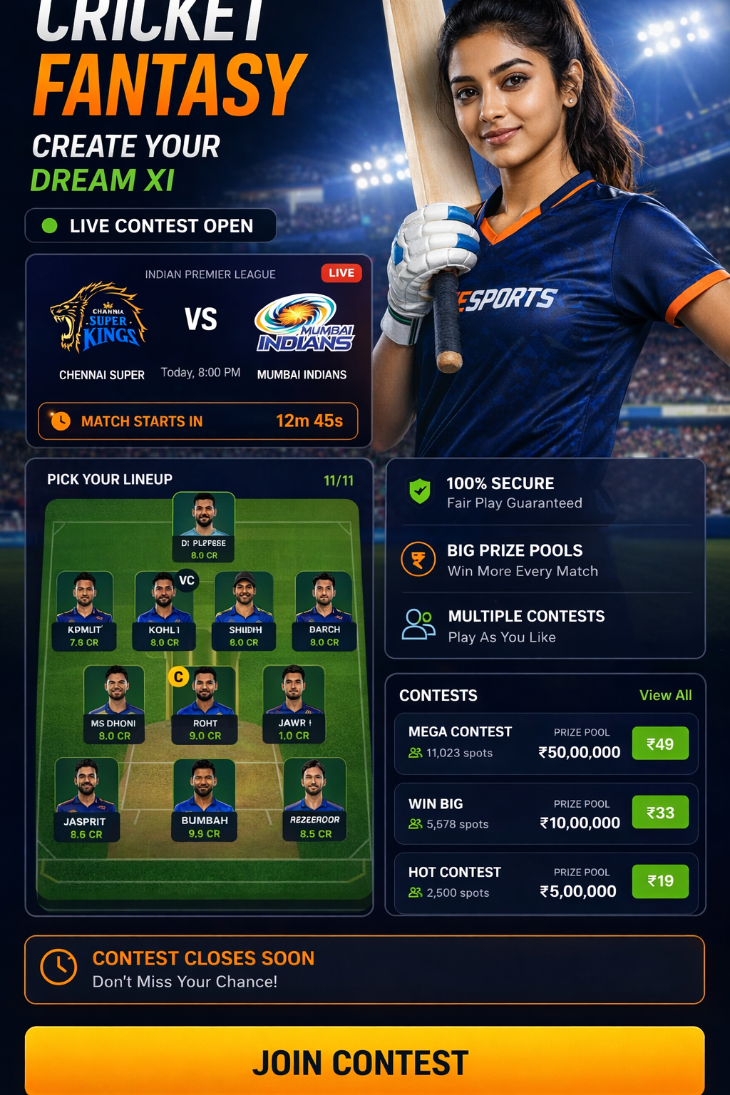 Crown 11 football fantasy visual