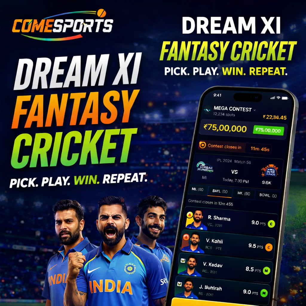 Crown 11 fantasy cricket challenge visual